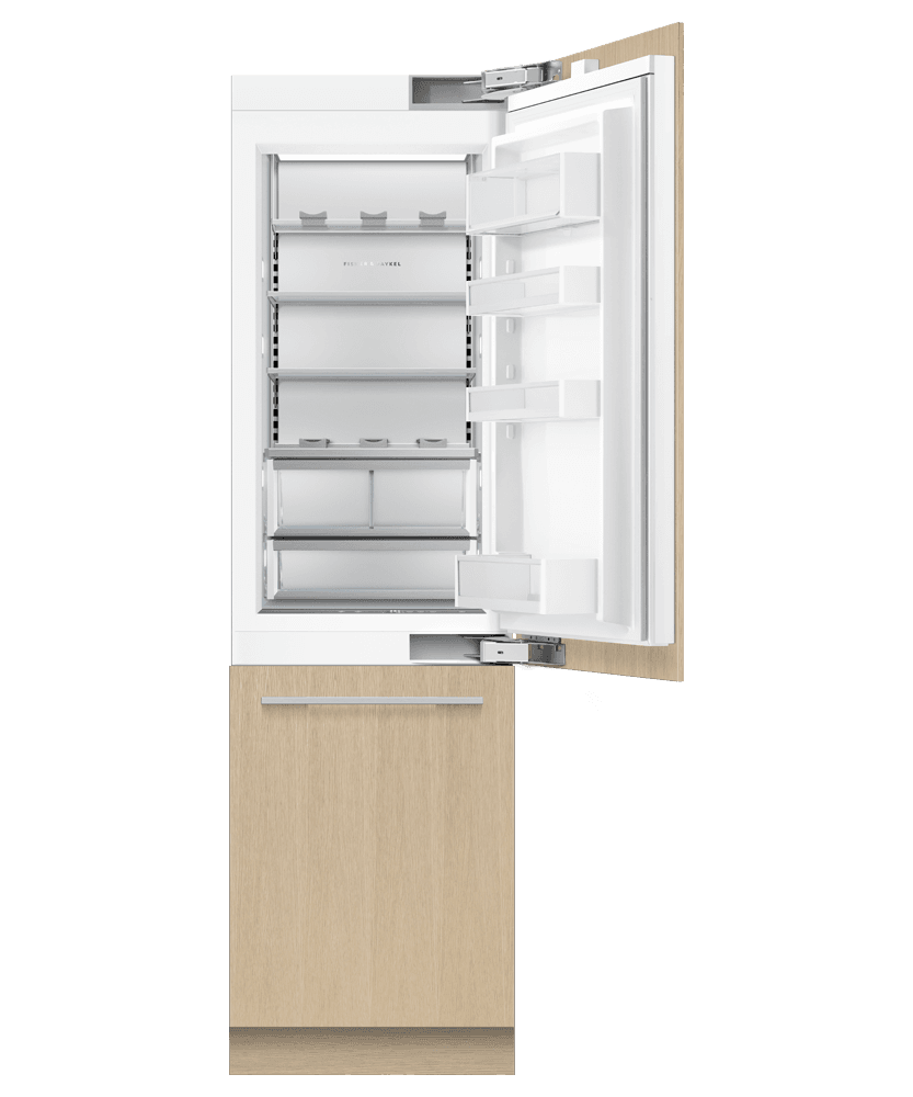 Fisher & Paykel RS2484WRU1 Integrated Refrigerator Freezer, 24", Ice & Water