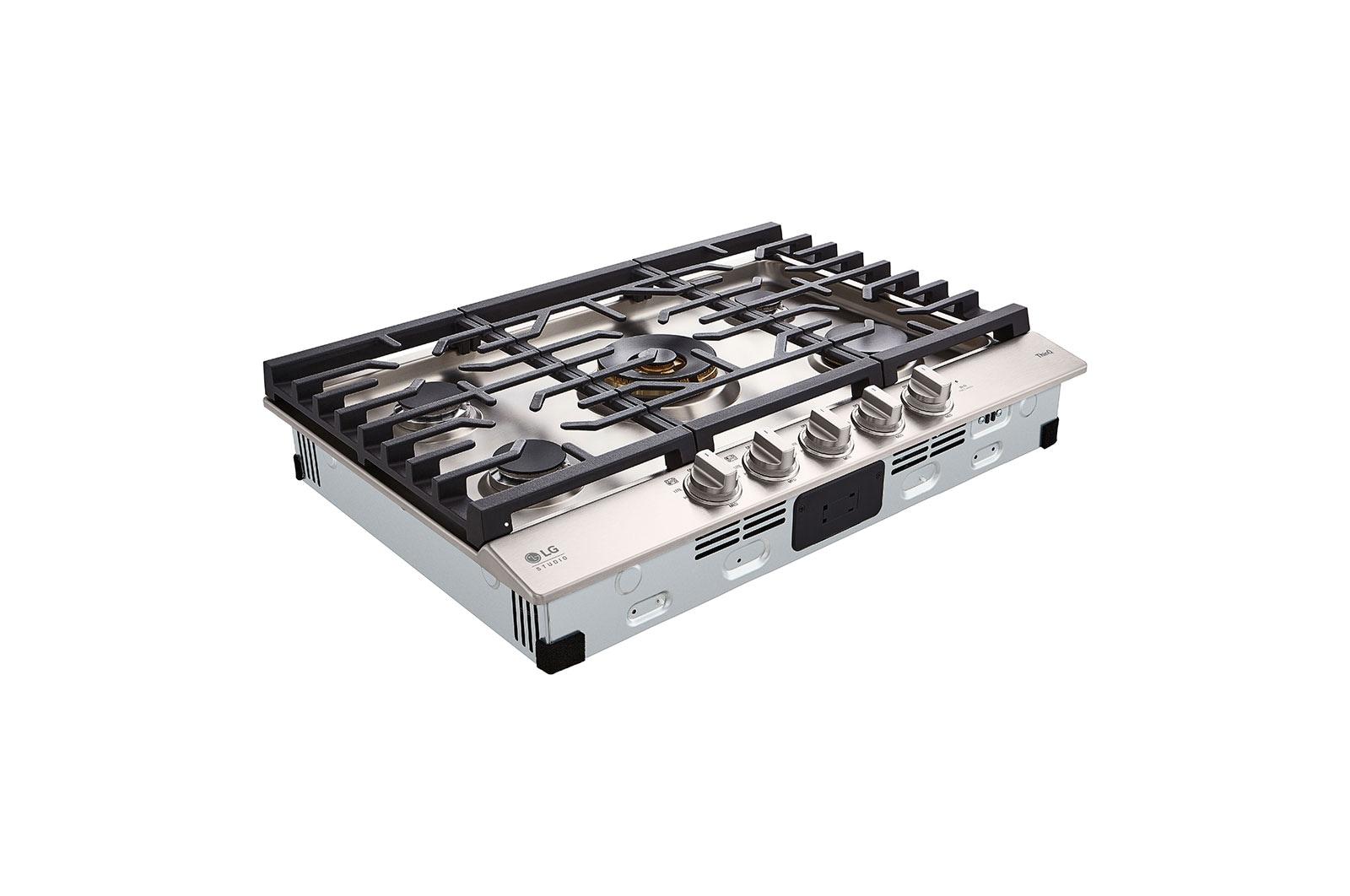 Lg CBGS3028S Lg Studio 30" Ultraheat™ Gas Cooktop With Easyclean®