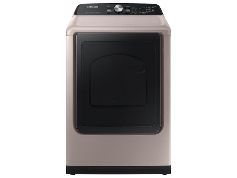 Samsung DVG52A5500C 7.4 Cu. Ft. Smart Gas Dryer With Steam Sanitize+ In Champagne
