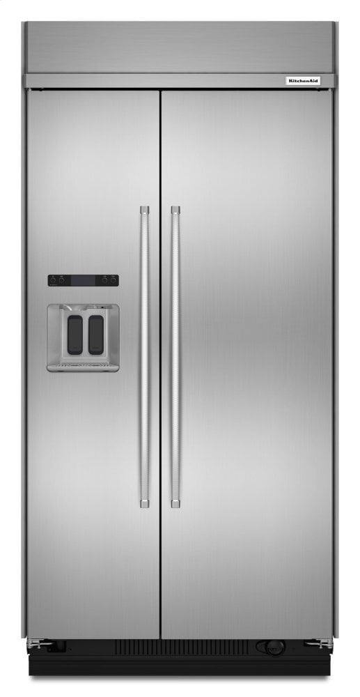 Kitchenaid KBSD608ESS 48-Inch Width Built-In Side By Side Refrigerator With Printscield™ Finish - Other
