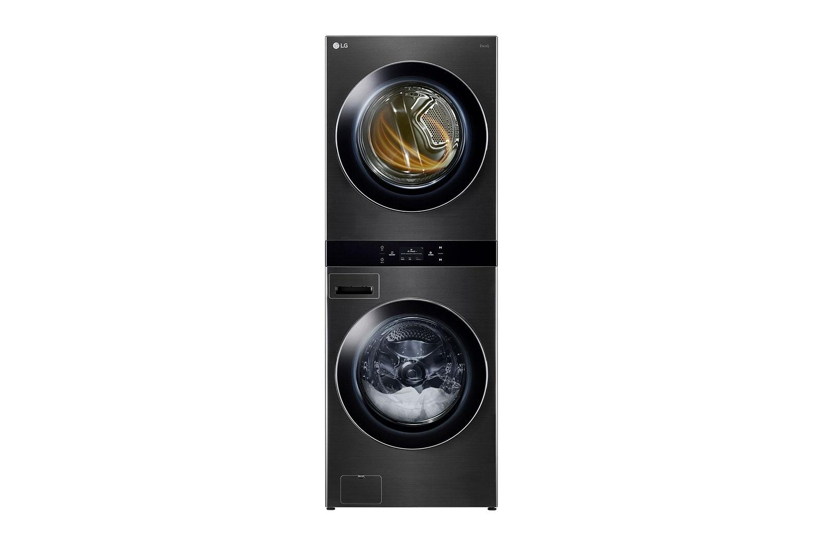 Lg WKEX300HBA Single Unit Front Load Lg Washtower™W. Center Control® 5.0 Cu.Ft. Washer & 7.4 Cu.Ft. Electric Dryer