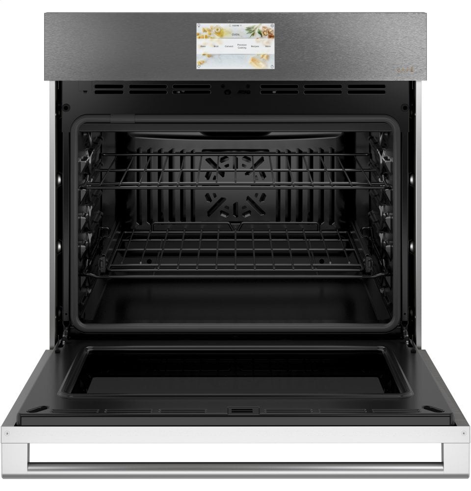 Cafe CTS70DM2NS5 Café 30" Smart Single Wall Oven With Convection In Platinum Glass