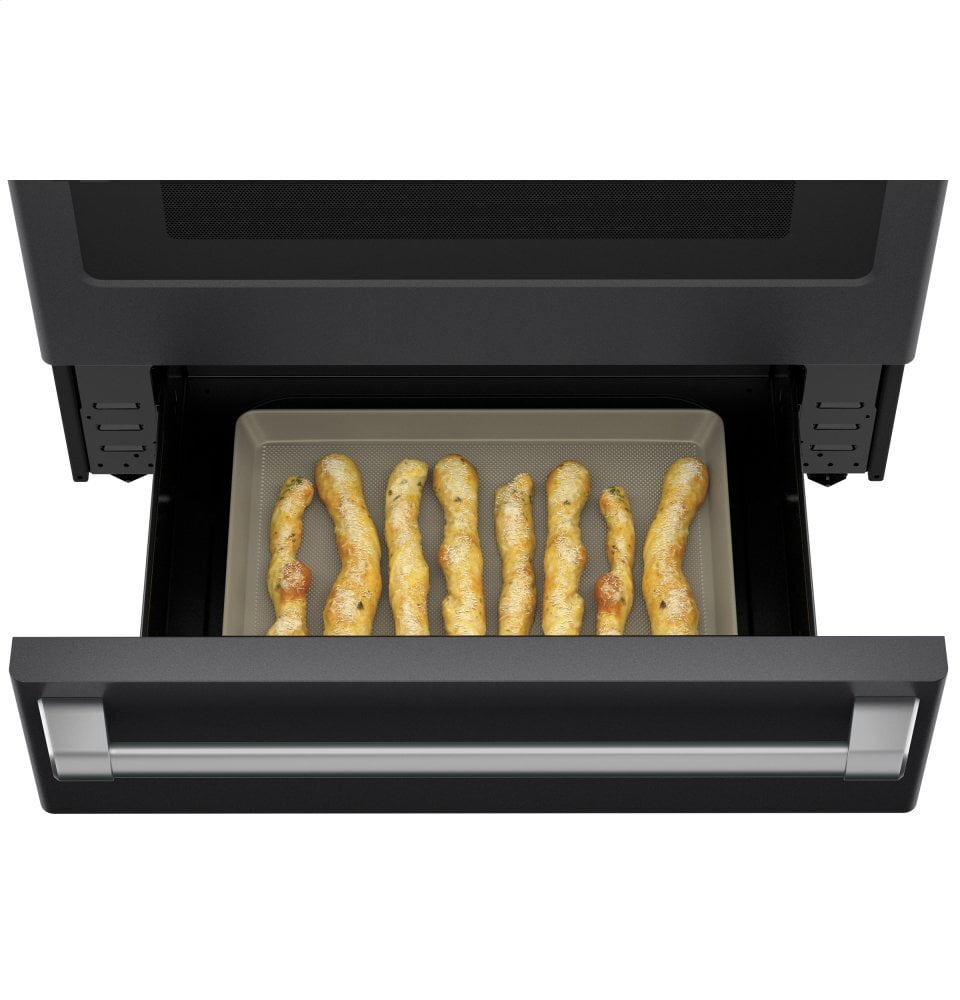 Cafe CHS900P3MD1 Café 30" Smart Slide-In, Front-Control, Induction And Convection Range With Warming Drawer