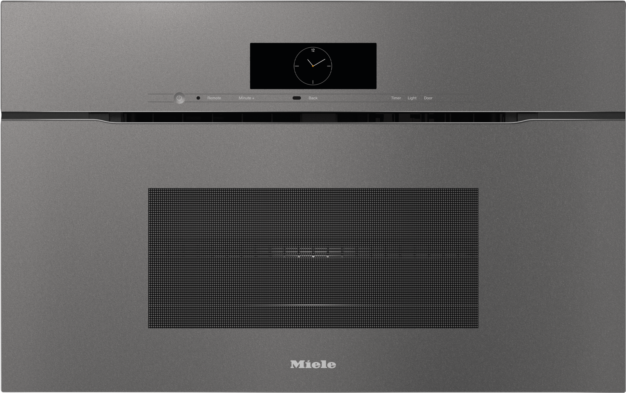 Miele H7870BMX GREY   30" Handleless Compact Speed Oven In A Perfectly Combinable Design With Automatic Programs And Roast Probe.
