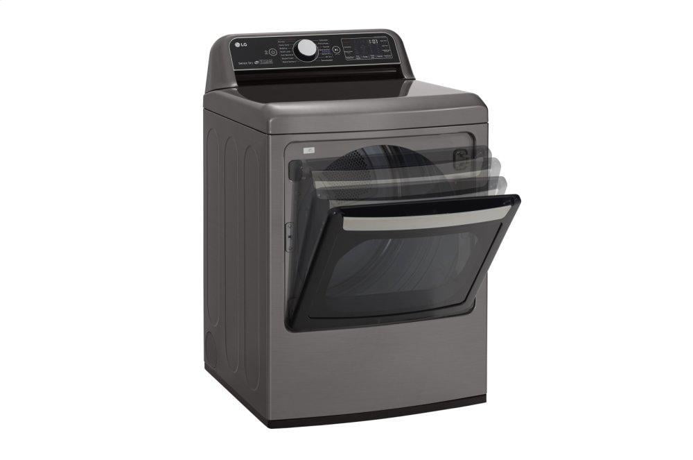 Lg DLGX7801VE 7.3 Cu.Ft. Smart Wi-Fi Enabled Gas Dryer With Turbosteam™