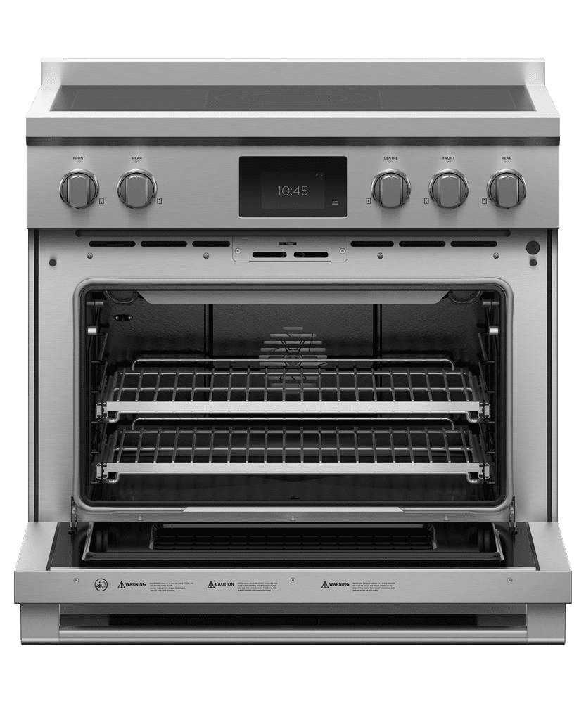 Fisher & Paykel RIV3365 Induction Range, 36", 5 Zones With Smartzone, Self-Cleaning