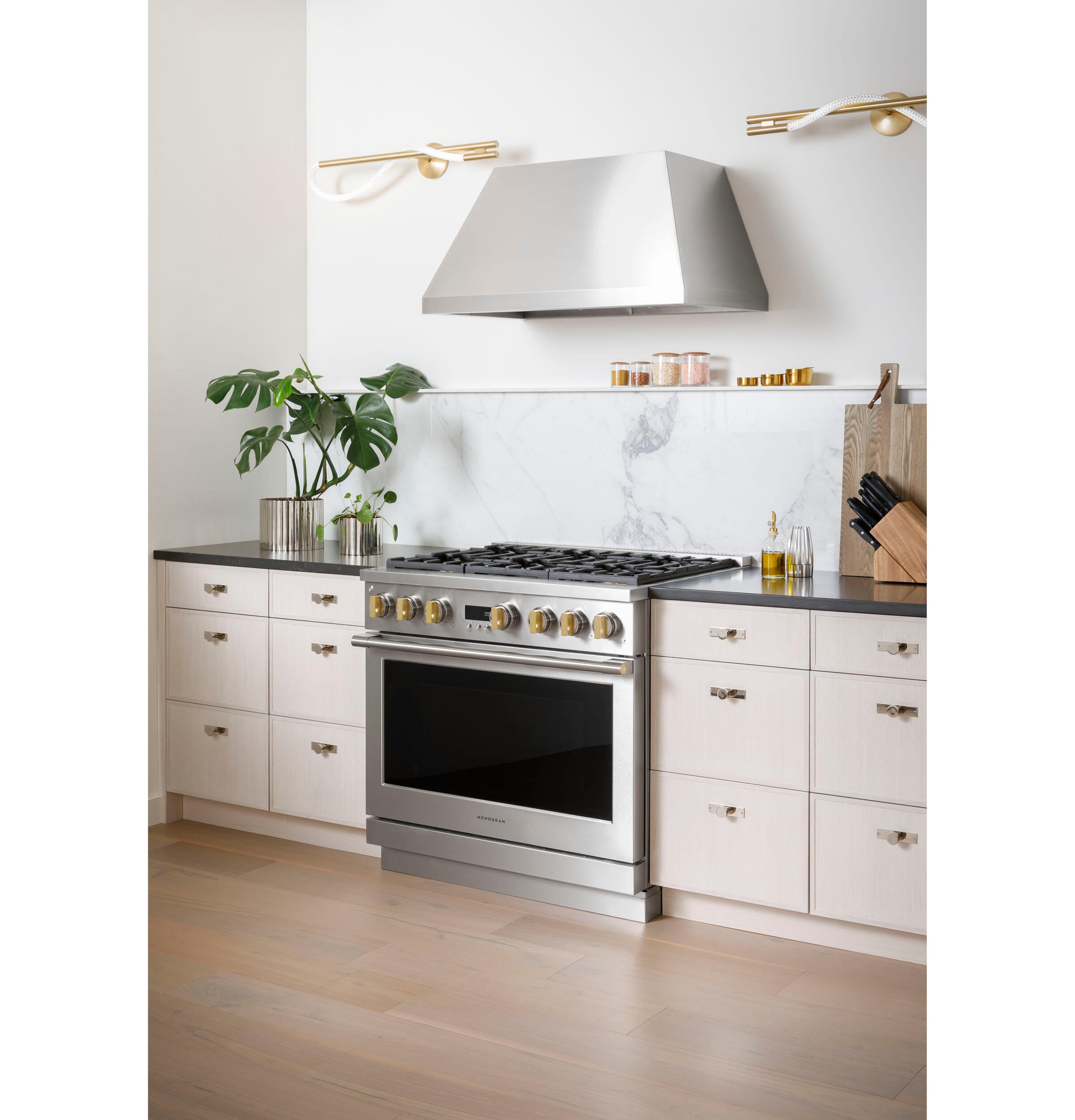 Monogram ZVW1360SPSS Monogram 36" Stainless Steel Professional Hood With Quietboost™ Blower
