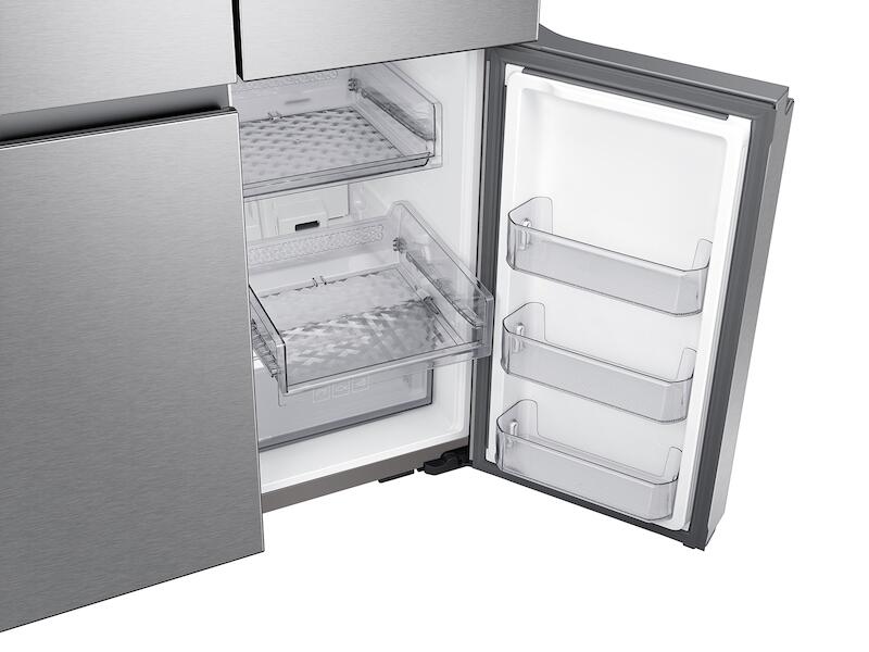 Samsung RF23A9071SR 23 Cu. Ft. Smart Counter Depth 4-Door Flex™ Refrigerator With Autofill Water Pitcher And Dual Ice Maker In Stainless Steel
