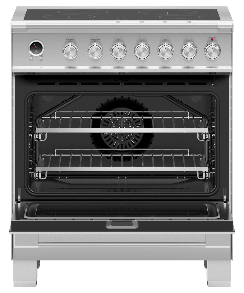 Fisher & Paykel OR30SCI6X1 Induction Range, 30", 4 Zones, Self-Cleaning