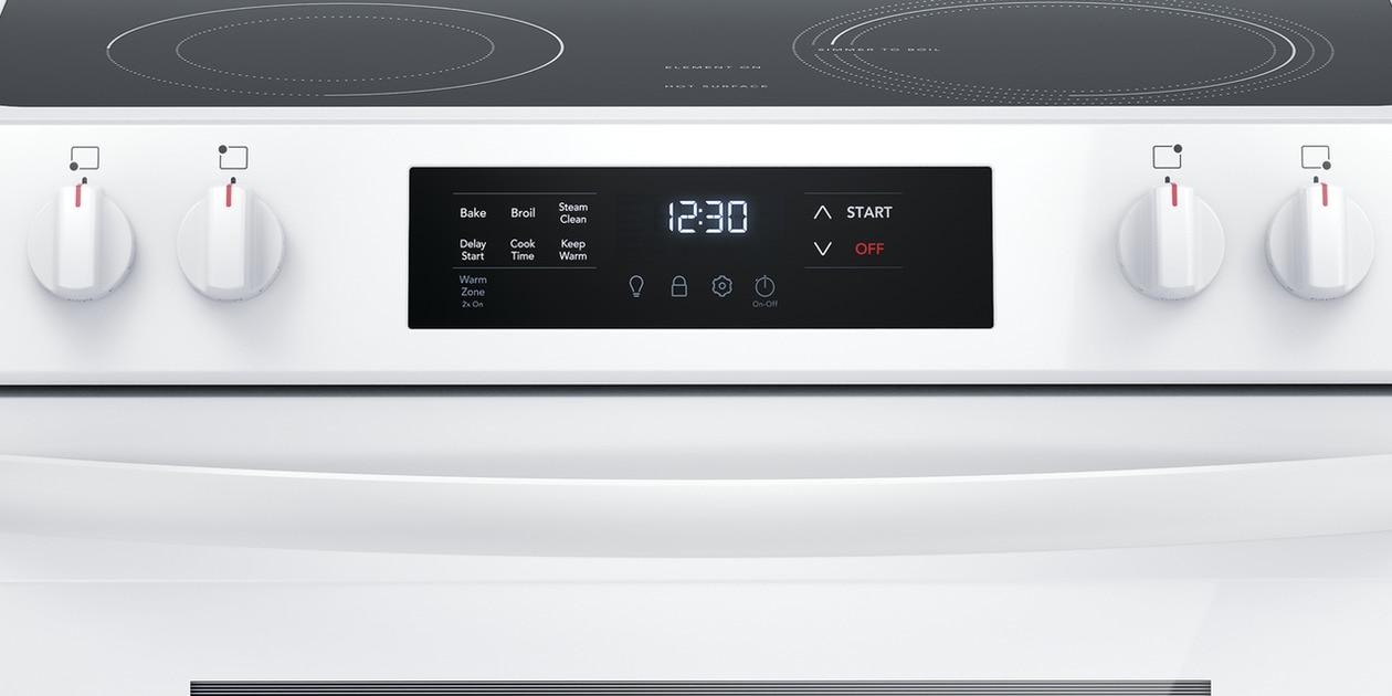 Frigidaire FCFE3062AW Frigidaire 30" Front Control Electric Range