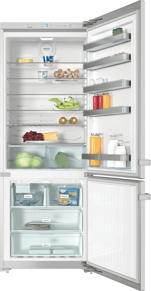 Miele KFN15943DE EDT/CS- Freestanding Fridge-Freezer 30" (75 Cm) Wide For A Lot Of Storage Space.
