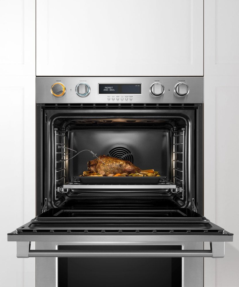 Fisher & Paykel WODV230N Double Oven, 30", 10 Function, Self-Cleaning