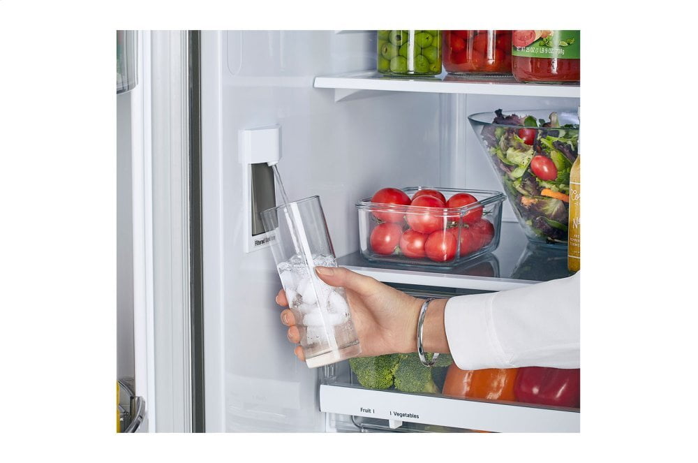 Lg LMWC23626S 23 Cu. Ft. French Door Counter-Depth Refrigerator