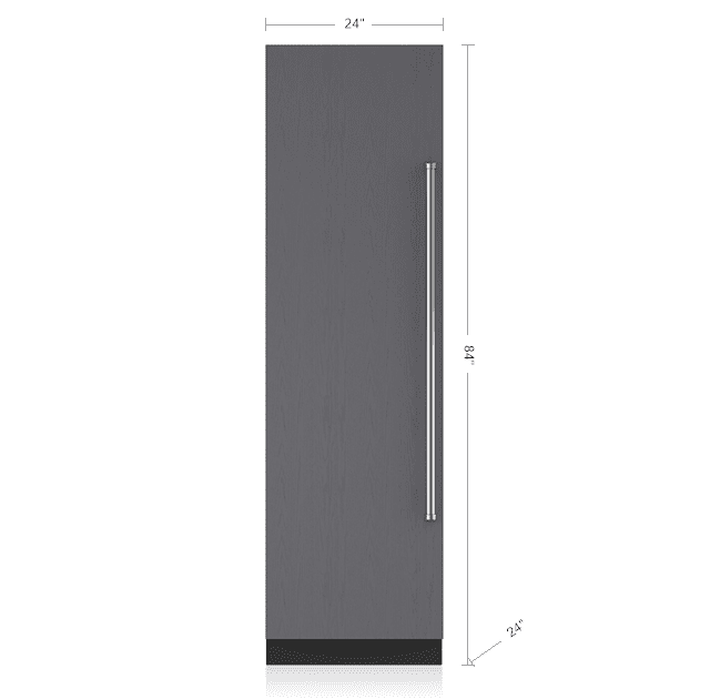 Sub-Zero IC24FIRH 24" Designer Column Freezer With Ice Maker - Panel Ready