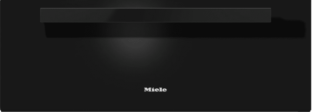 Miele ESW6880 Black 30 Inch Warming Drawer With 10 13/16 Inch Front Panel Height With The Low Temperature Cooking Function - Much More Than A Warming Drawer.