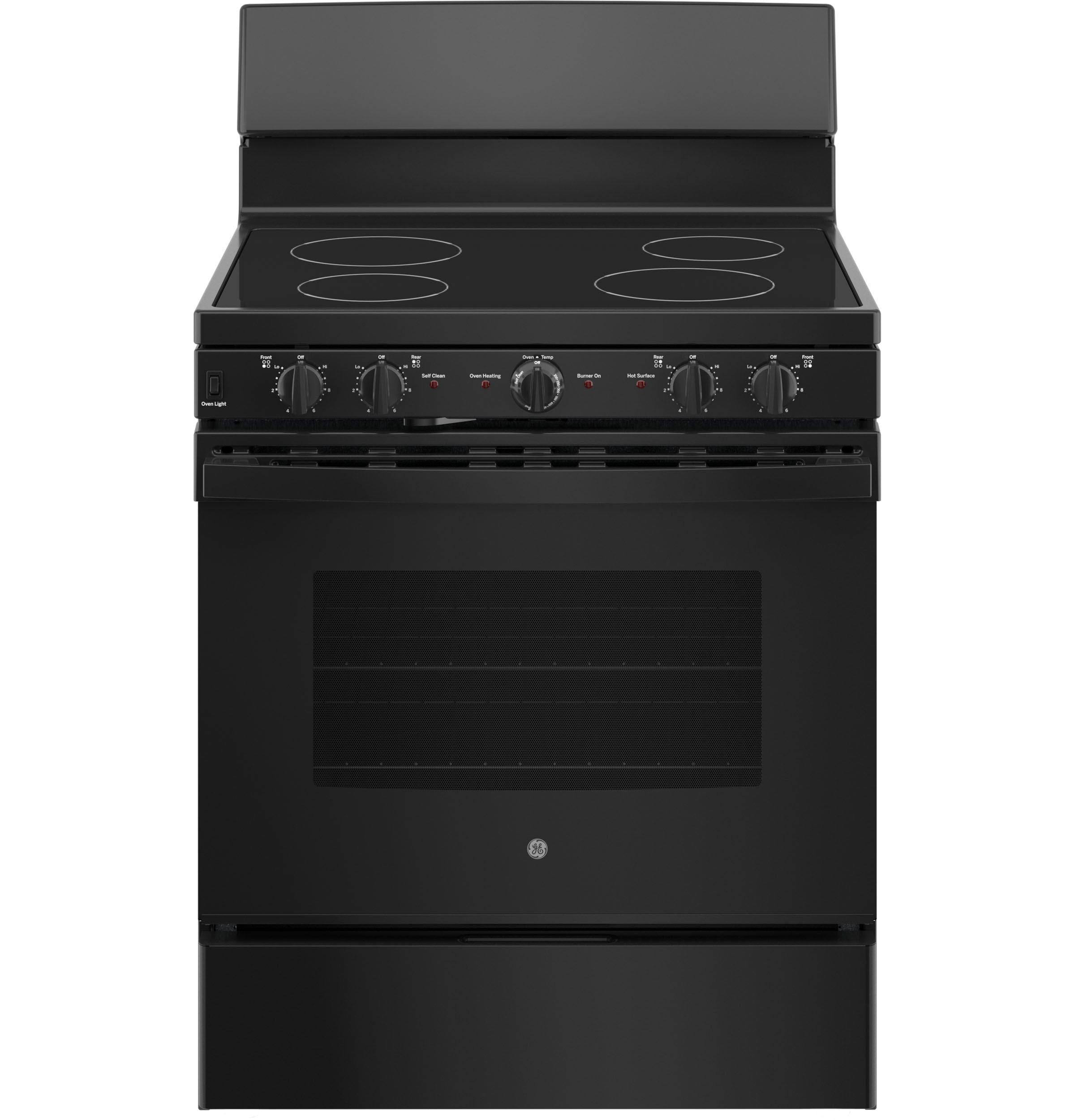Ge Appliances JB480DTBB Ge 30" Free-Standing Electric Radiant Smooth Cooktop Range