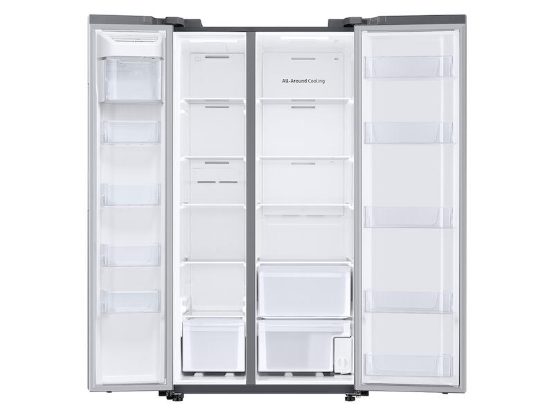 Samsung RS28A500ASR 28 Cu. Ft. Smart Side-By-Side Refrigerator In Stainless Steel
