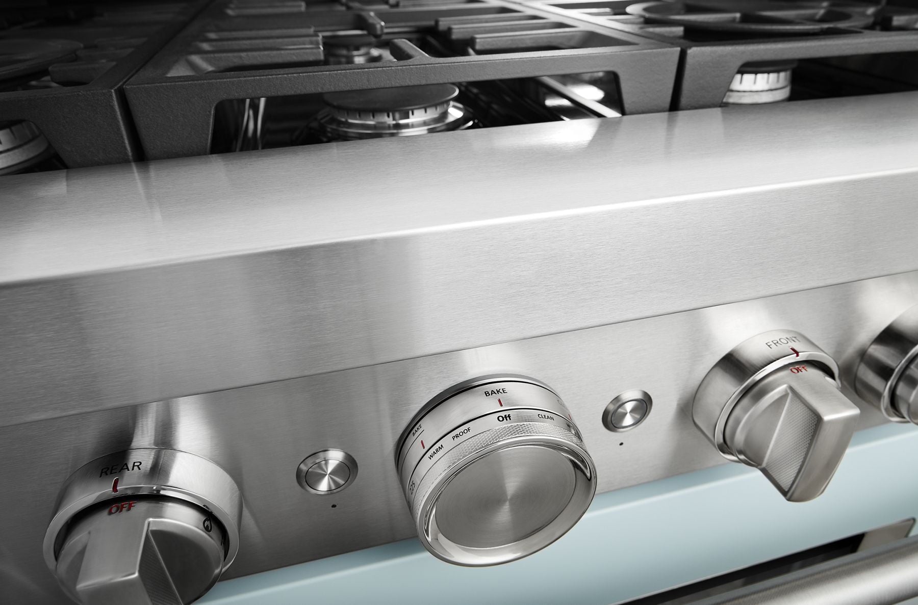 Kitchenaid KFGC506JMB Kitchenaid® 36'' Smart Commercial-Style Gas Range With 6 Burners - Misty Blue