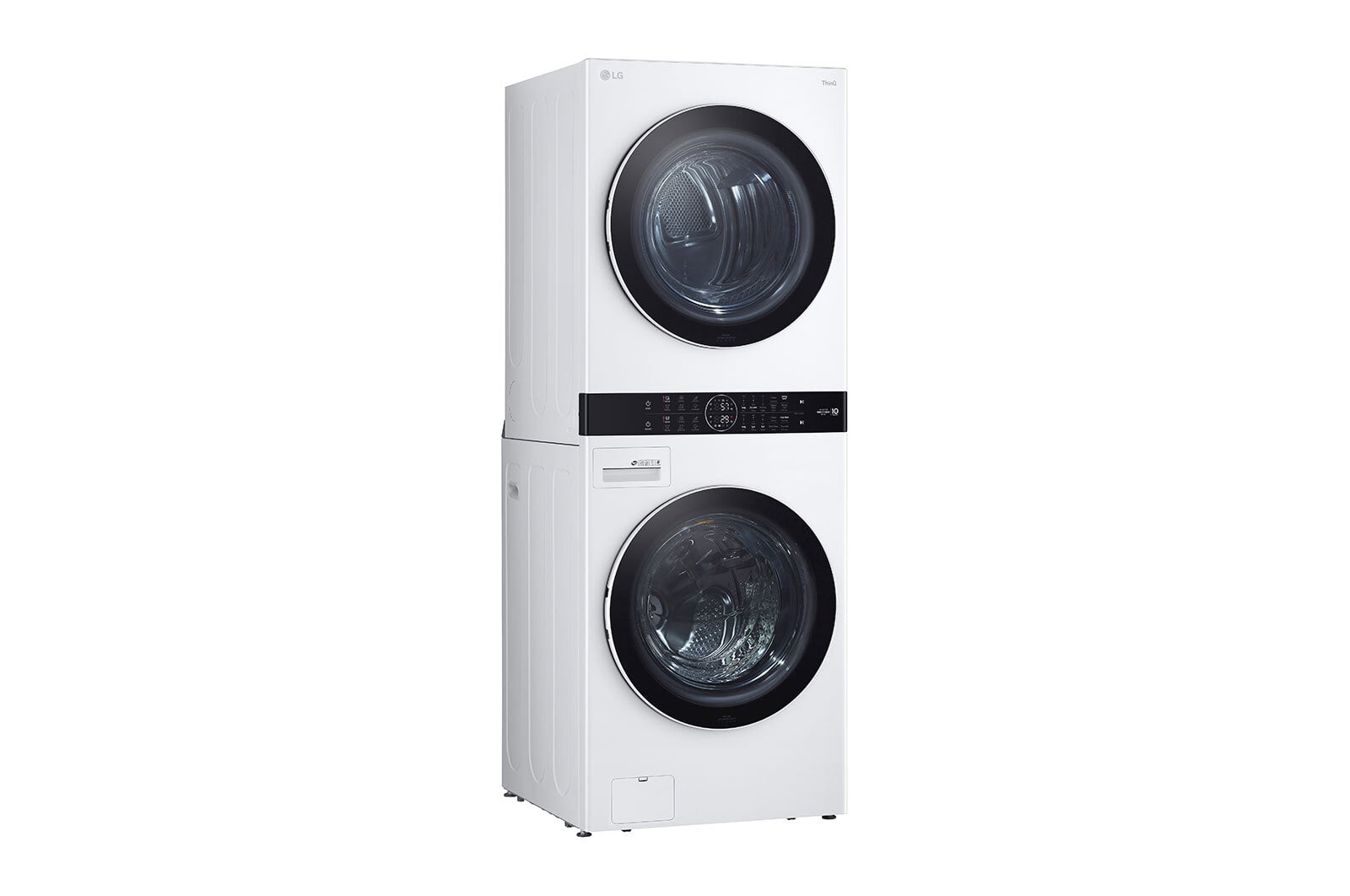 Lg WKGX201HWA Single Unit Front Load Lg Washtower™ With Center Control™ 4.5 Cu. Ft. Washer And 7.4 Cu. Ft. Gas Dryer