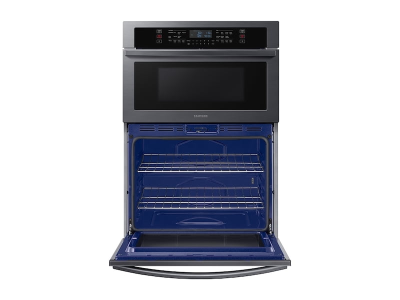 Samsung NQ70T5511DG 30" Microwave Combination Wall Oven With Wi-Fi In Black Stainless Steel