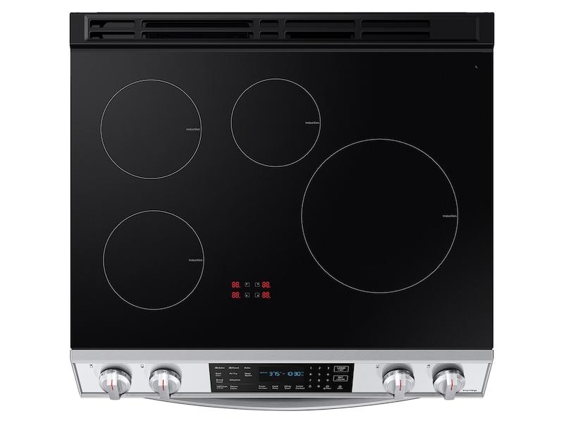 Samsung NE63B8611SS 6.3 Cu. Ft. Smart Instant Heat Induction Slide-In Range With Air Fry & Convection+ In Stainless Steel