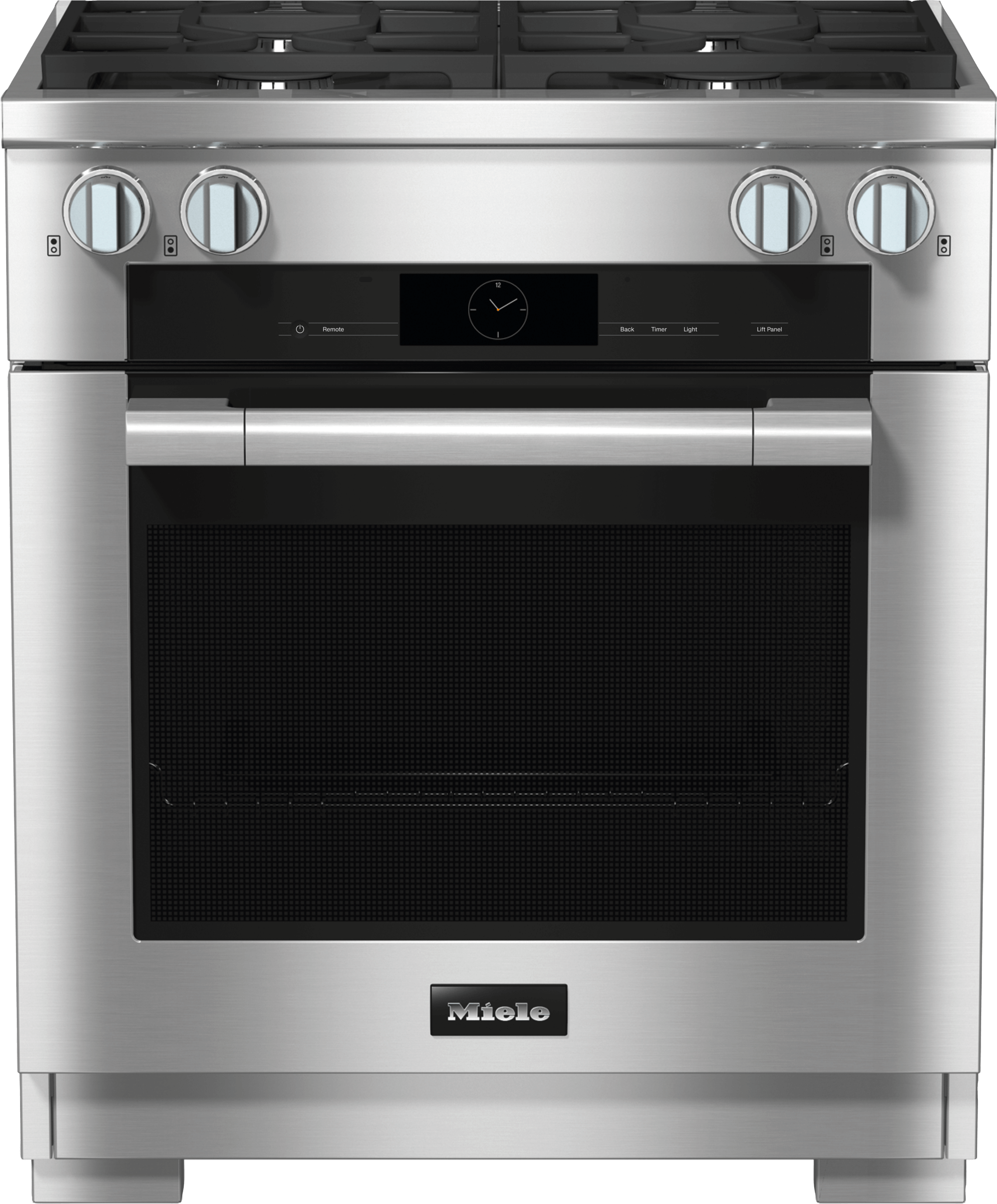 Miele HR19243LPDFCLEANTOUCHSTEEL Hr 1924-3 Lp Df - 30 Inch Range Dual Fuel Model With M Touch.
