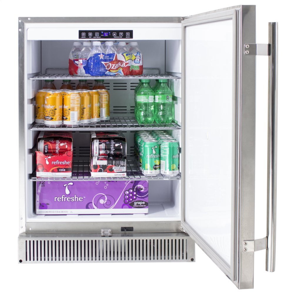 Blaze Grills BLZSSRF50DH Blaze Outdoor Rated Stainless 24" Refrigerator 5.2 Cu. Ft.