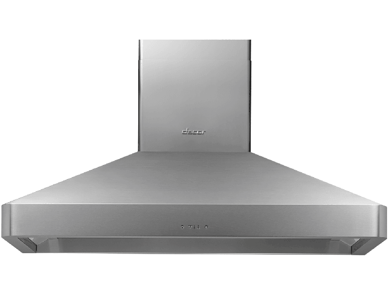 Dacor DHI482 48" Chimney Island Hood, Silver Stainless Steel