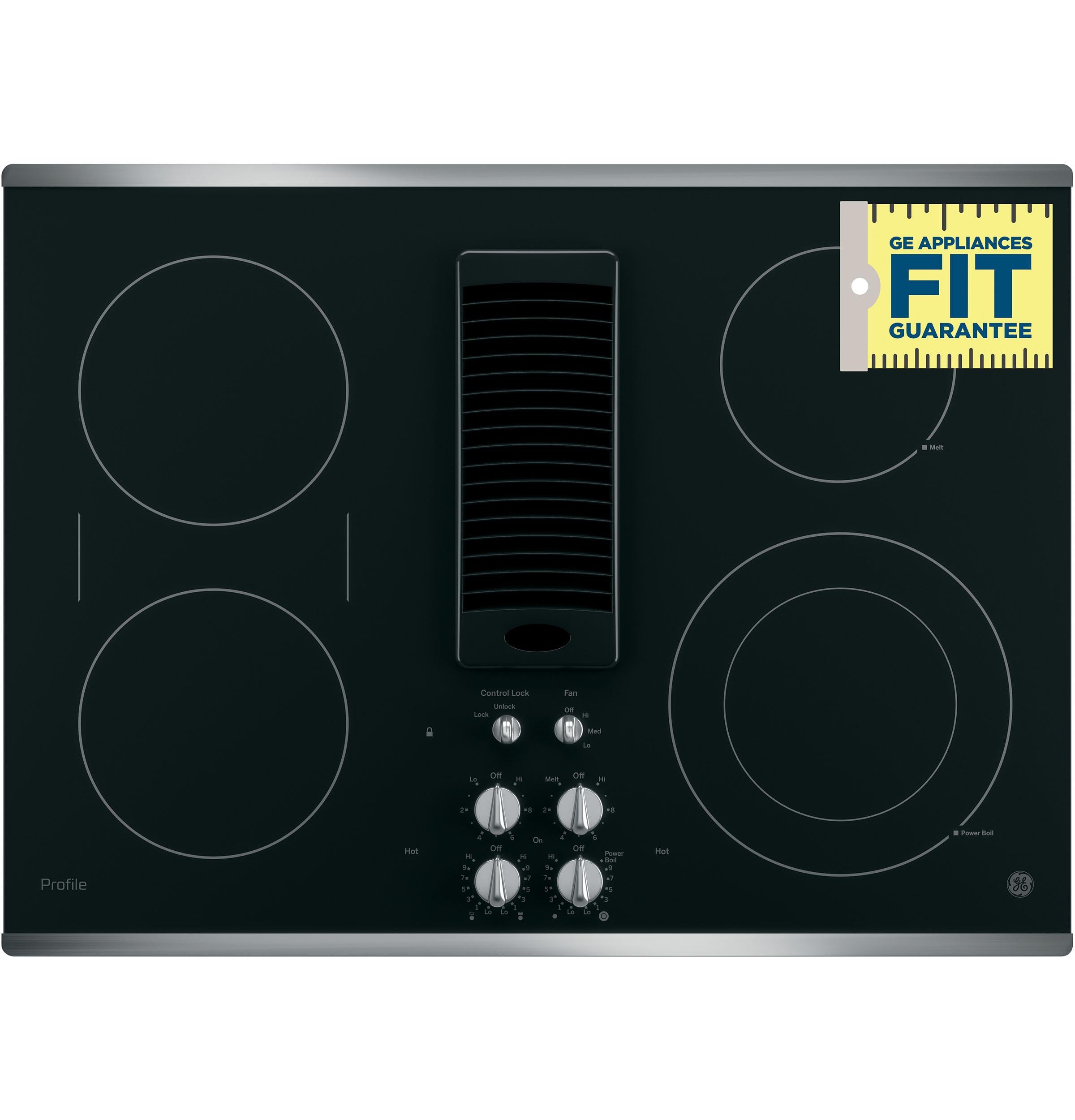 Ge Appliances PP9830SRSS Ge Profile™ 30" Downdraft Electric Cooktop