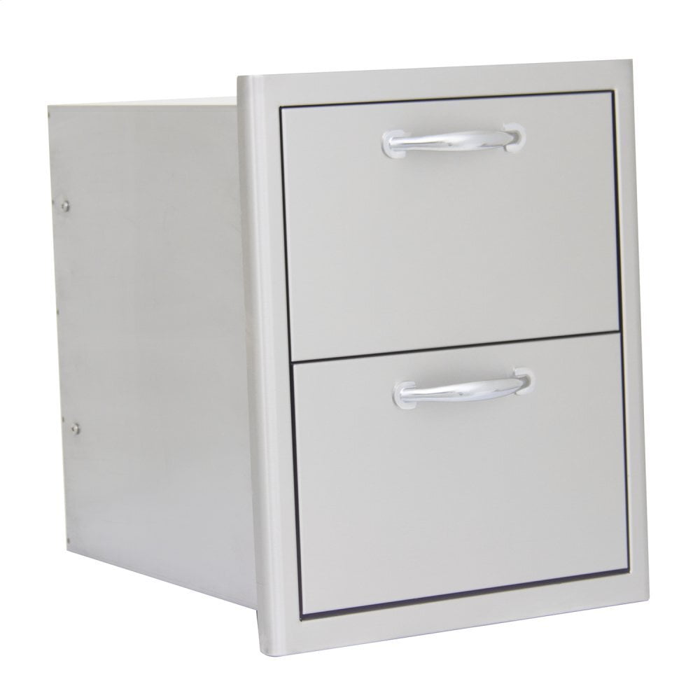 Blaze Grills BLZDRW2R Blaze 16 Inch Double Access Drawer