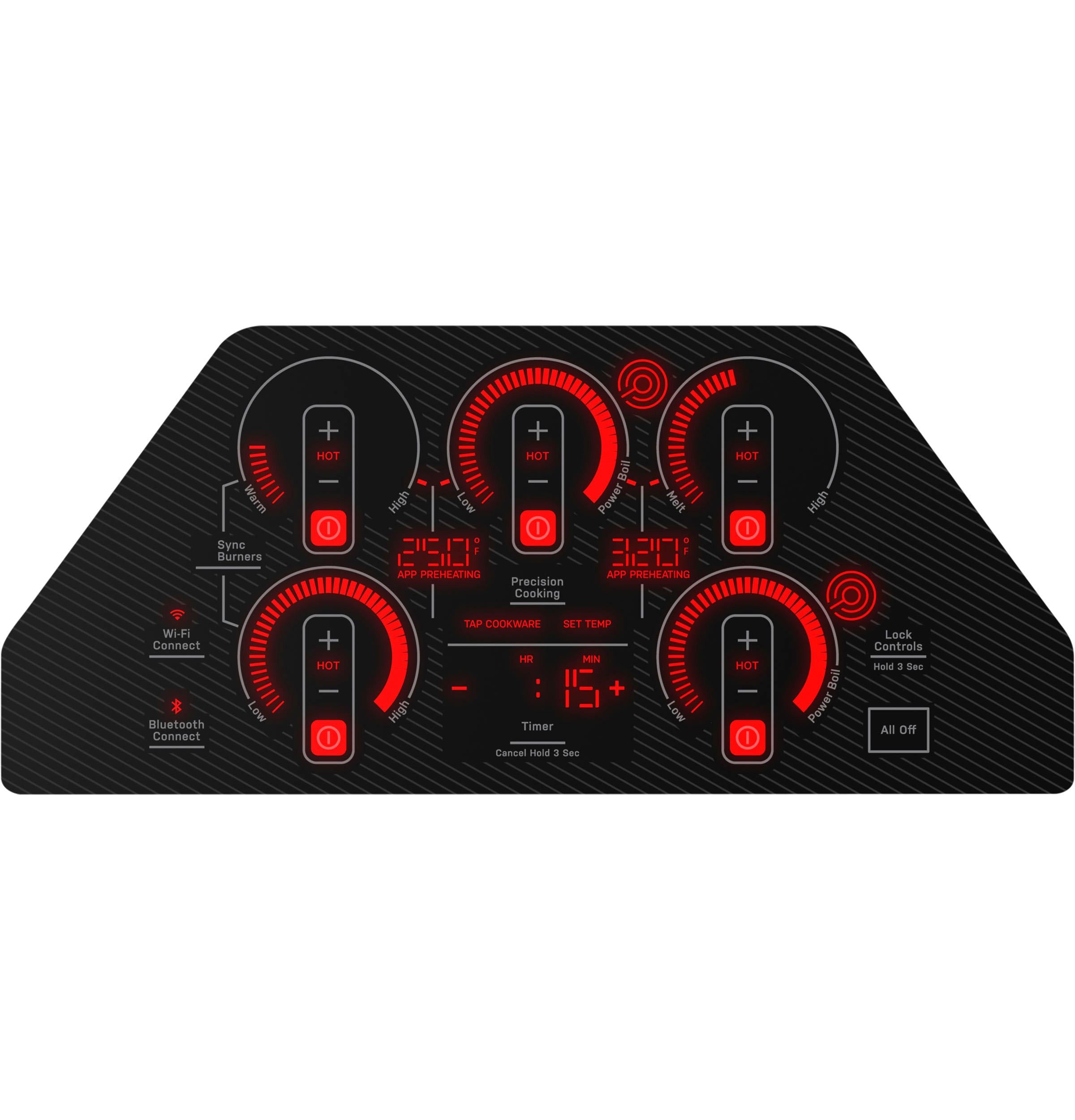 Ge Appliances PEP9036DTBB Ge Profile™ 36" Built-In Touch Control Cooktop