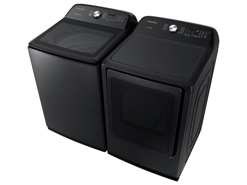 Samsung DVG50R5200V 7.4 Cu. Ft. Capacity Gas Dryer With Sensor Dry In Brushed Black