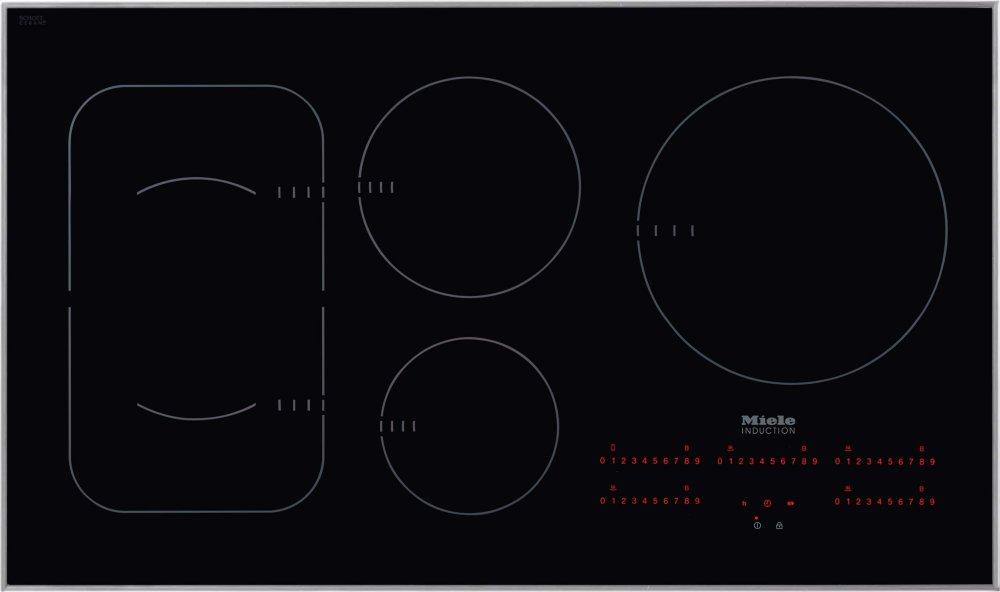 Miele KM6370STAINLESSSTEEL Km 6370 - Induction Cooktop With Powerflex Cooking Area For Maximum Versatility And Performance.