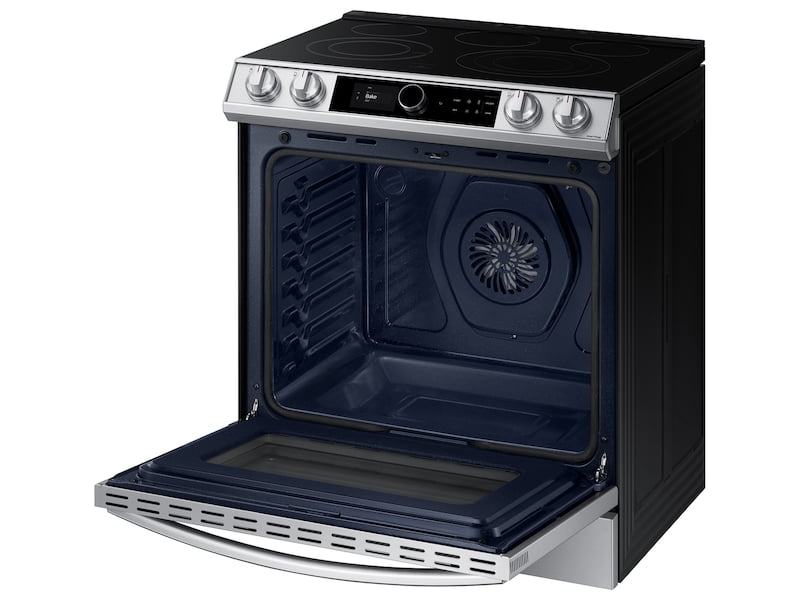 Samsung NE63T8711SS 6.3 Cu. Ft. Front Control Slide-In Electric Range With Smart Dial, Air Fry & Wi-Fi In Stainless Steel
