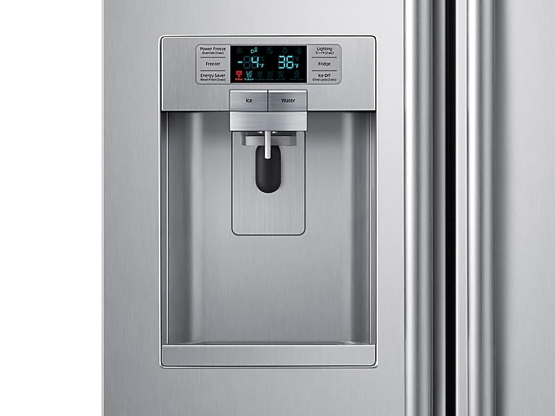 Samsung RS22HDHPNSR 22 Cu. Ft. Counter Depth Side-By-Side Refrigerator In Stainless Steel