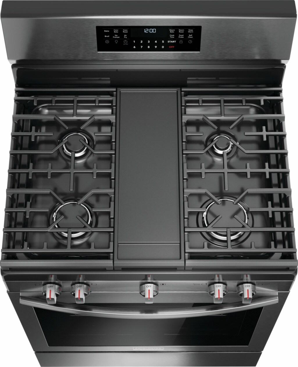 Frigidaire GCRG3060BD Frigidaire Gallery 30" Rear Control Gas Range With Total Convection