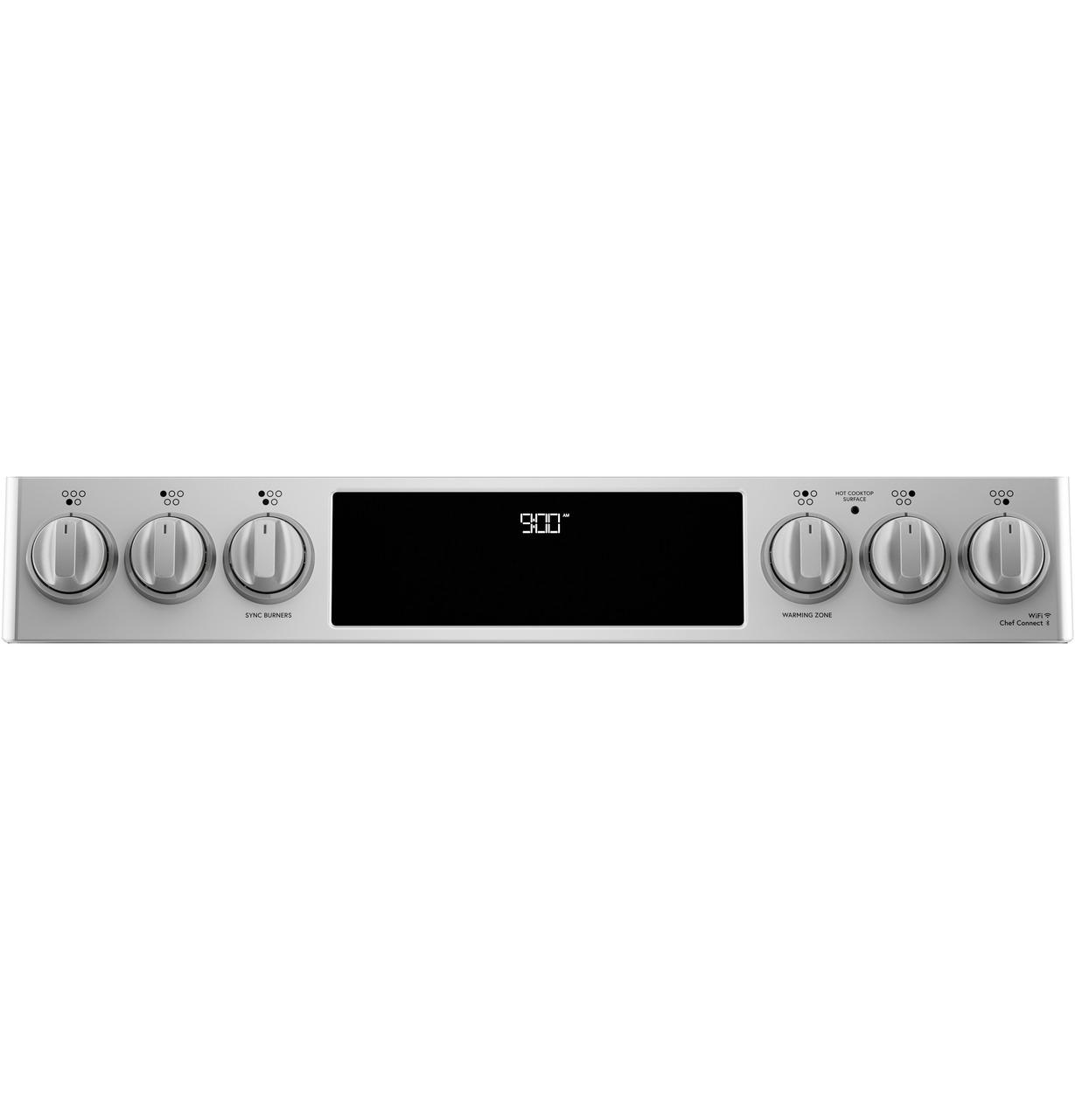 Cafe CHS90XP2MS1 Café™ 30" Smart Slide-In, Front-Control, Induction And Convection Range With In-Oven Camera