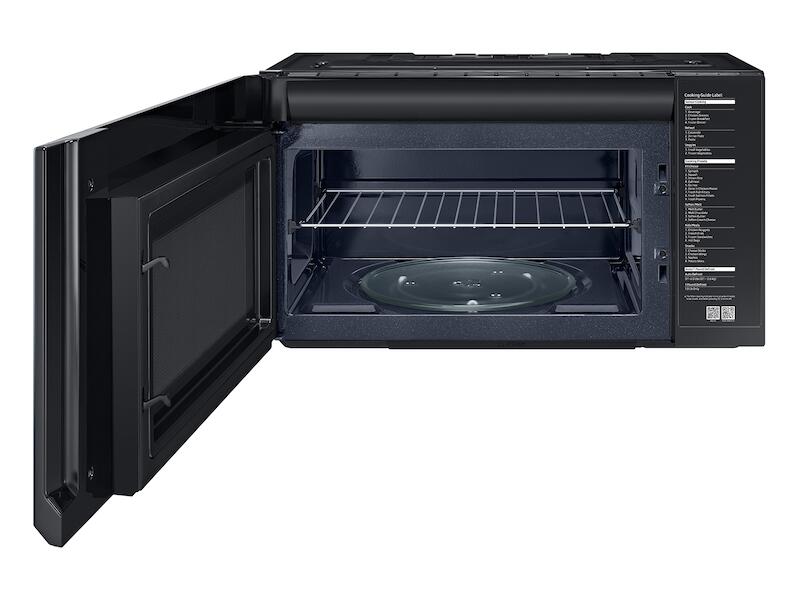 Samsung ME21A706BQN 2.1 Cu. Ft. Smart Bespoke Over-The-Range Microwave With Sensor Cooking In Fingerprint Resistant Navy Steel