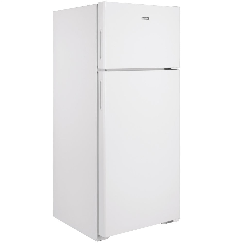 Hotpoint HPS18BTNRWW Hotpoint® 17.5 Cu. Ft. Recessed Handle Top-Freezer Refrigerator