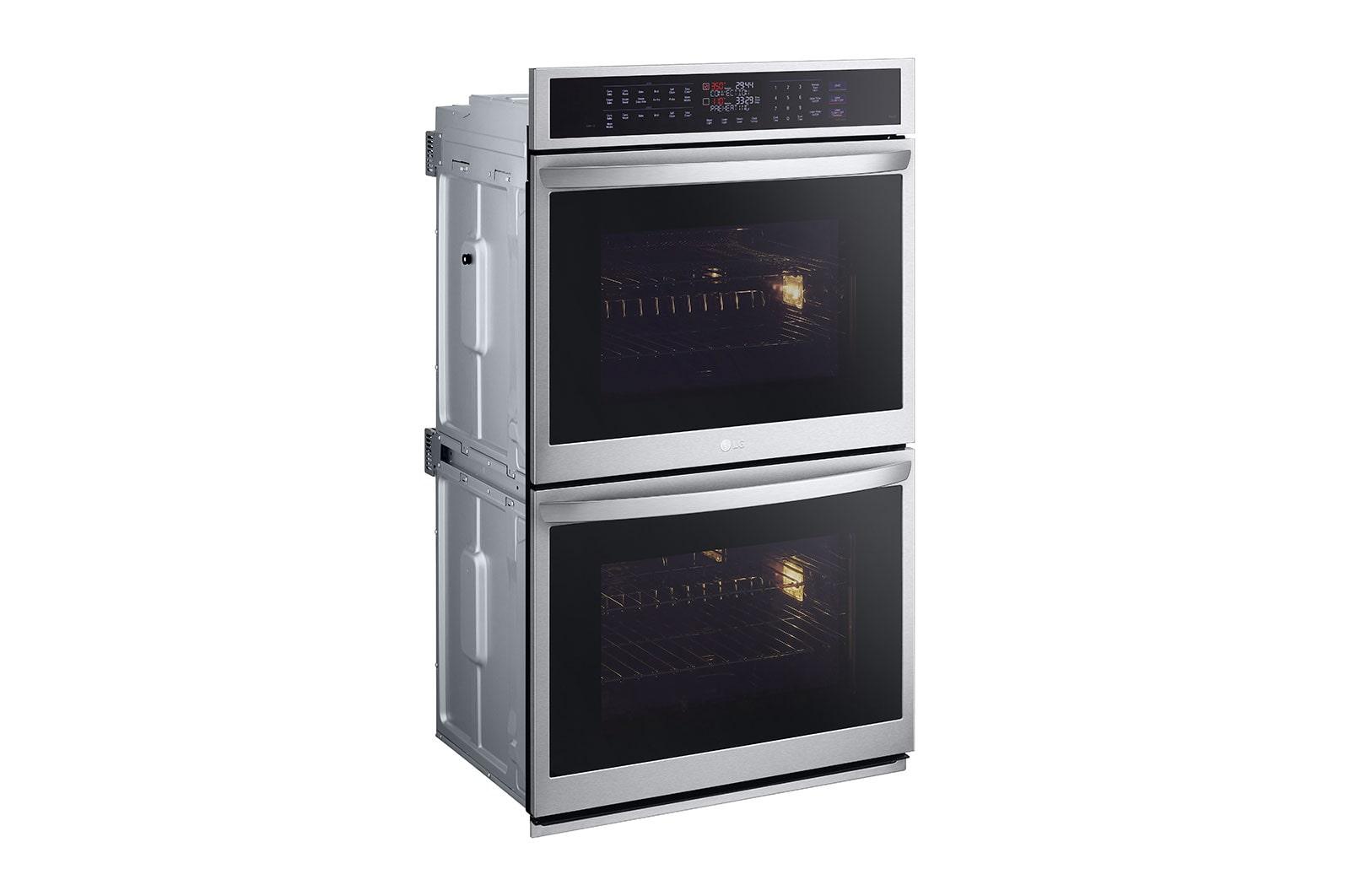 Lg WDEP9427F 9.4 Cu. Ft. Smart Double Wall Oven With Instaview®, True Convection, Air Fry, And Steam Sous Vide