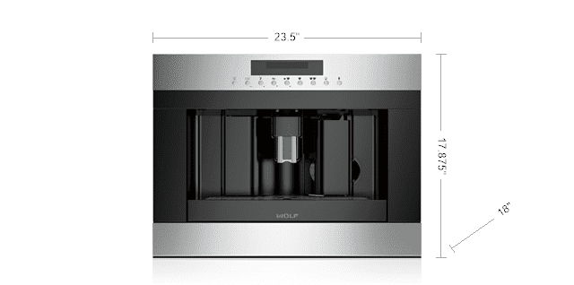 Wolf EC24S 24" Coffee System - Stainless Steel
