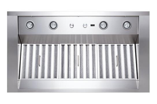 Best Range Hoods WP28M60SB Wp28 - 60" Stainless Steel Pro-Style Range Hood With 300 To 1650 Max Cfm Internal/External Blower Options