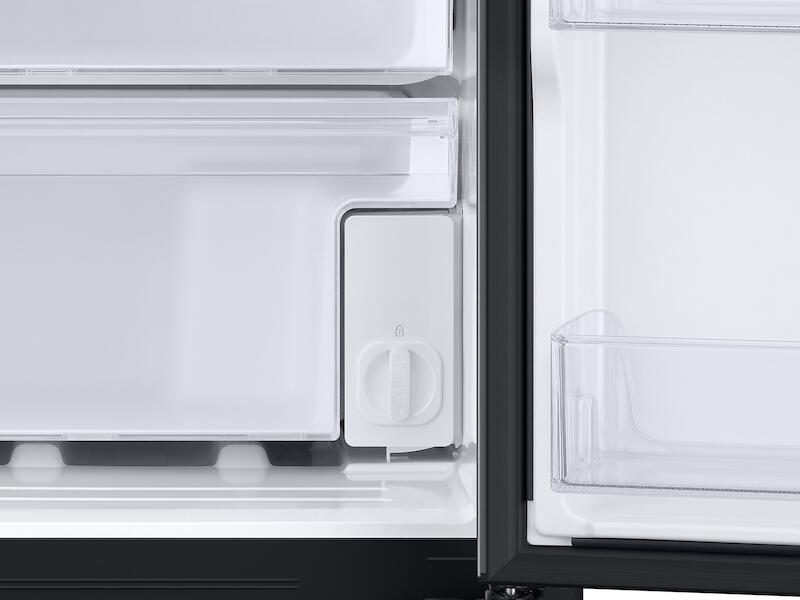Samsung RS28A500ASG 28 Cu. Ft. Smart Side-By-Side Refrigerator In Black Stainless Steel