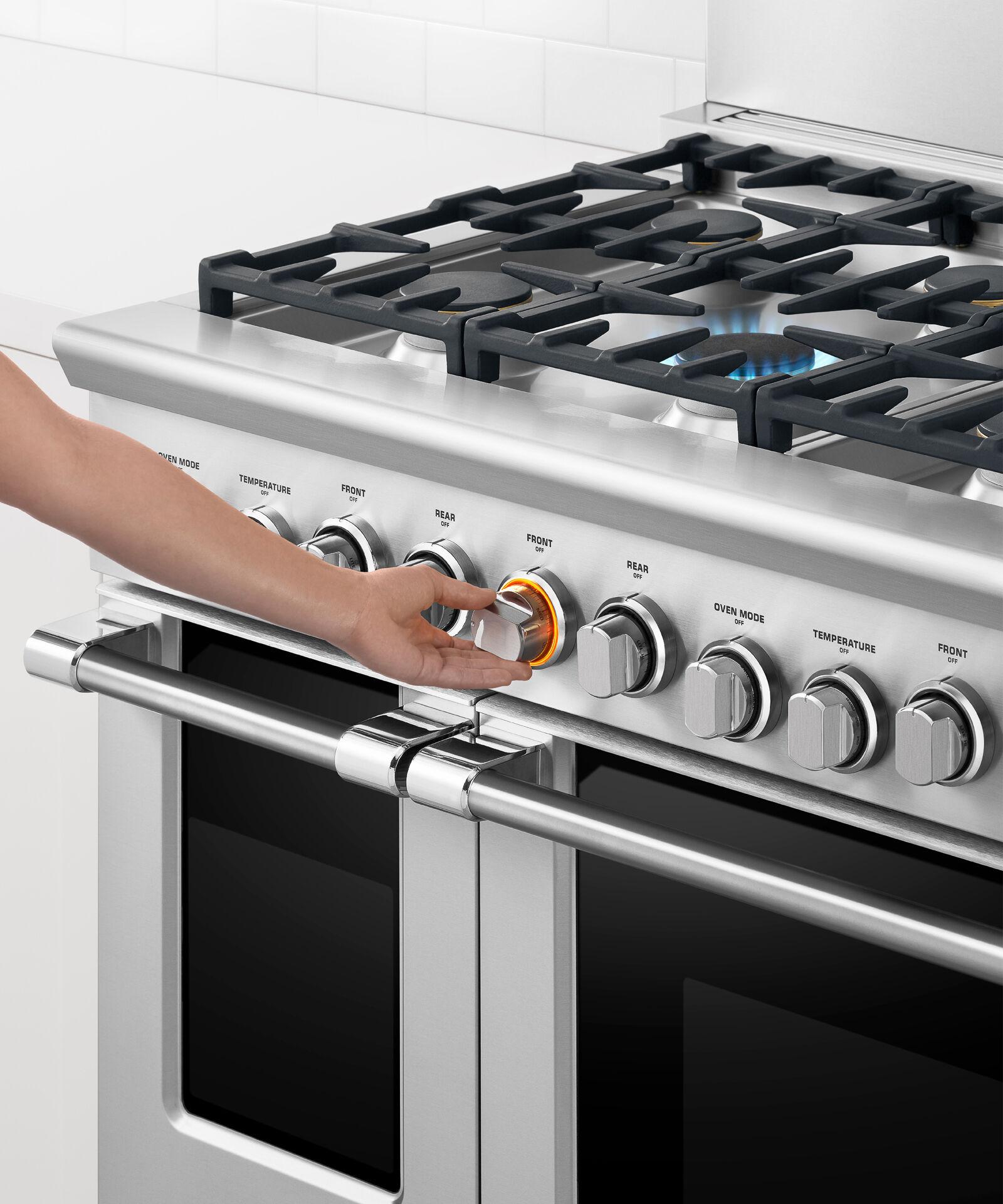 Fisher & Paykel RDV2488LN Dual Fuel Range, 48", 8 Burners
