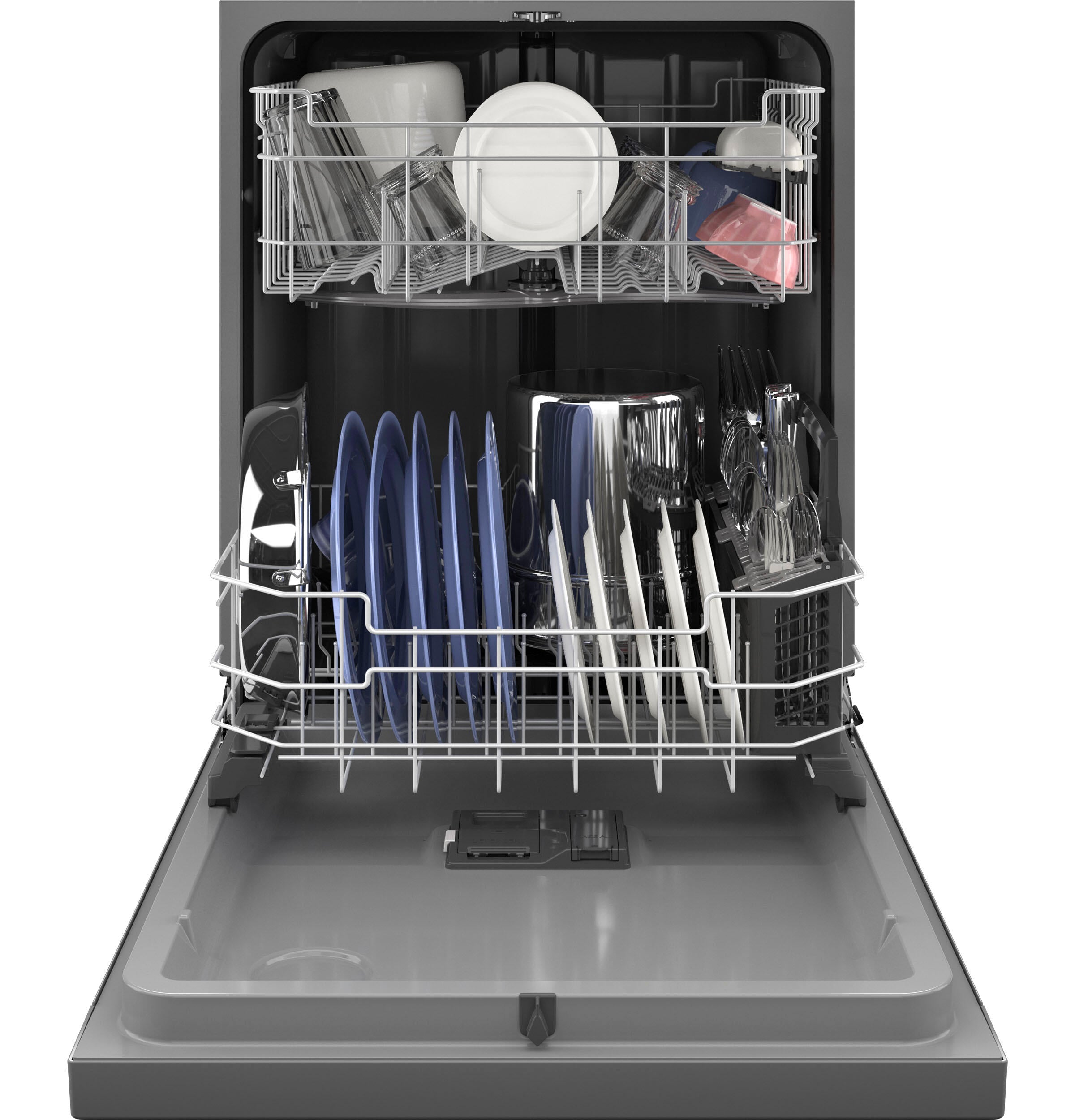 Ge Appliances GDF550PSRSS Ge® Front Control With Plastic Interior Dishwasher With Sanitize Cycle & Dry Boost