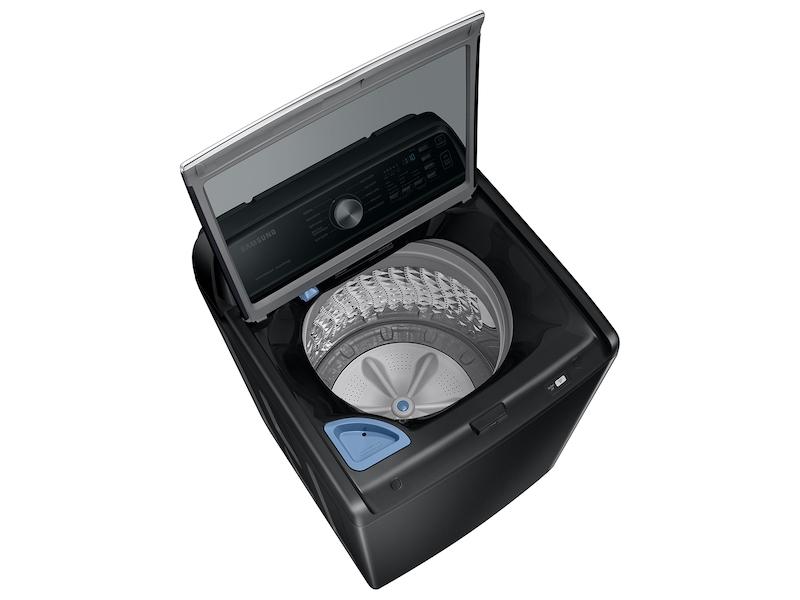 Samsung WA47CG3500AV 4.7 Cu. Ft. Large Capacity Smart Top Load Washer With Active Waterjet In Brushed Black