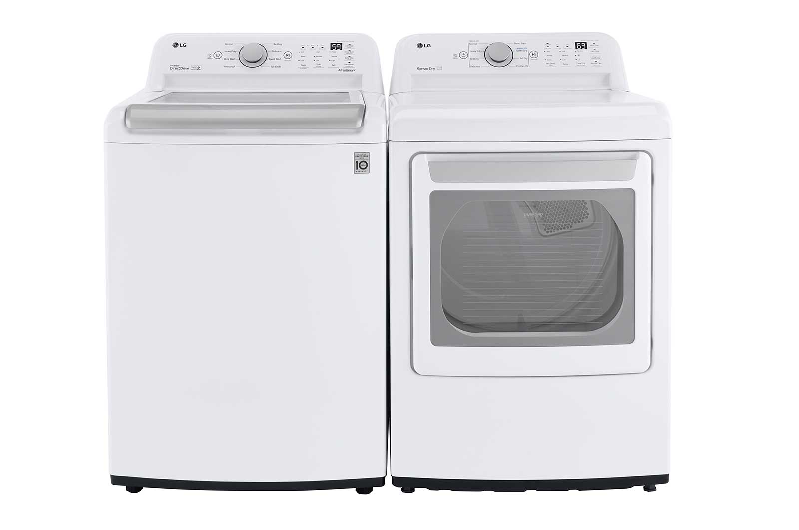 Lg DLG7151W 7.3 Cu. Ft. Ultra Large Capacity Gas Dryer With Sensor Dry Technology