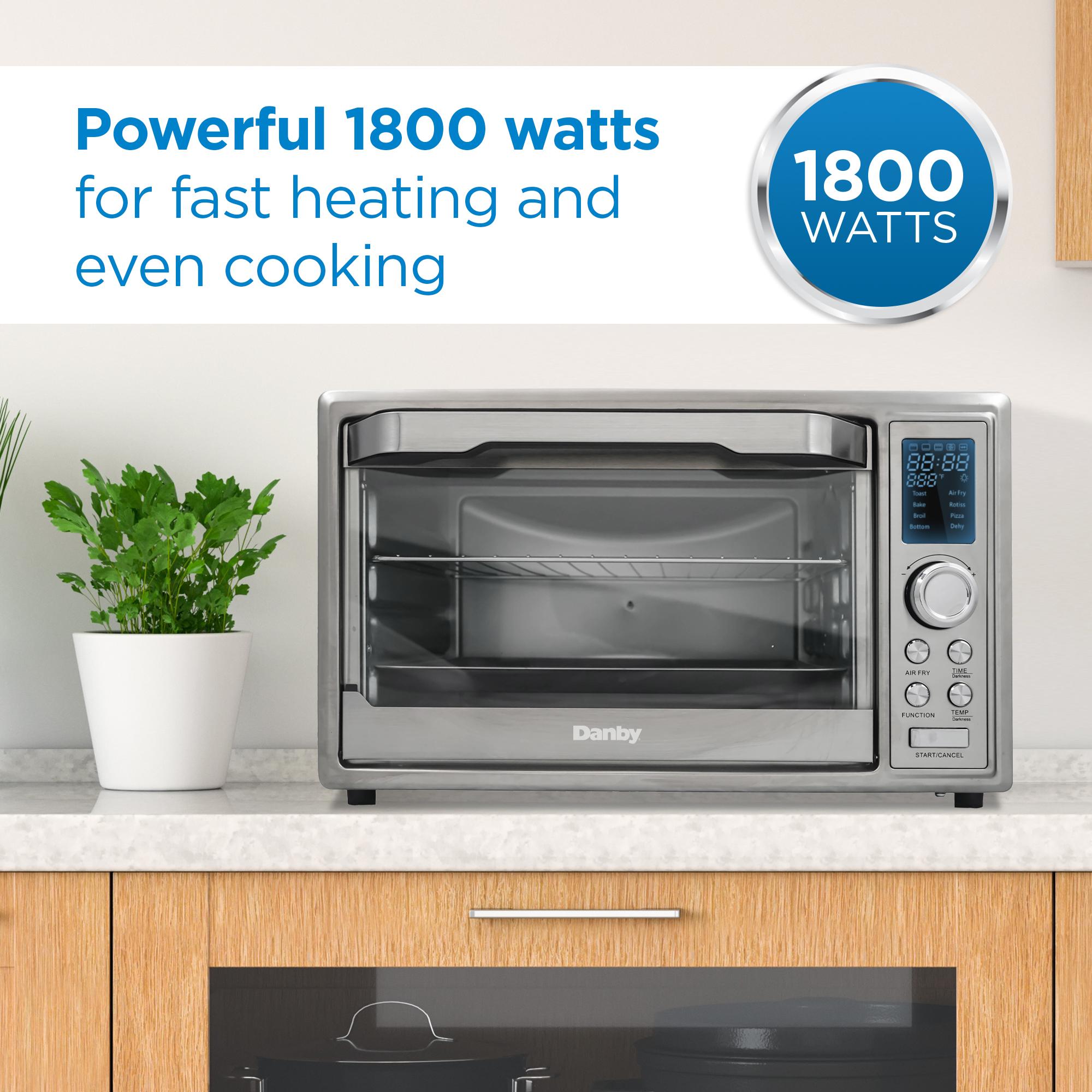 Danby DBTO0961ABSS Danby 0.9 Cu. Ft./25L Convection Toaster Oven With Air Fry Technology, Digital Lcd Display