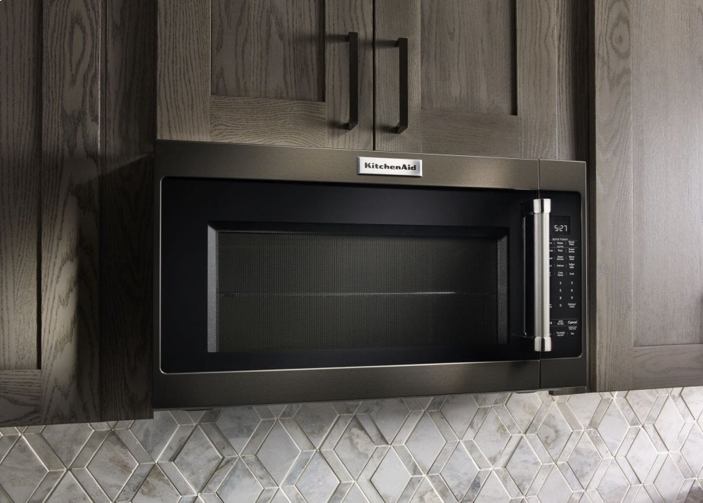Kitchenaid KMHS120EBS 1000-Watt Microwave With 7 Sensor Functions - 30" - Black Stainless Steel With Printshield™ Finish