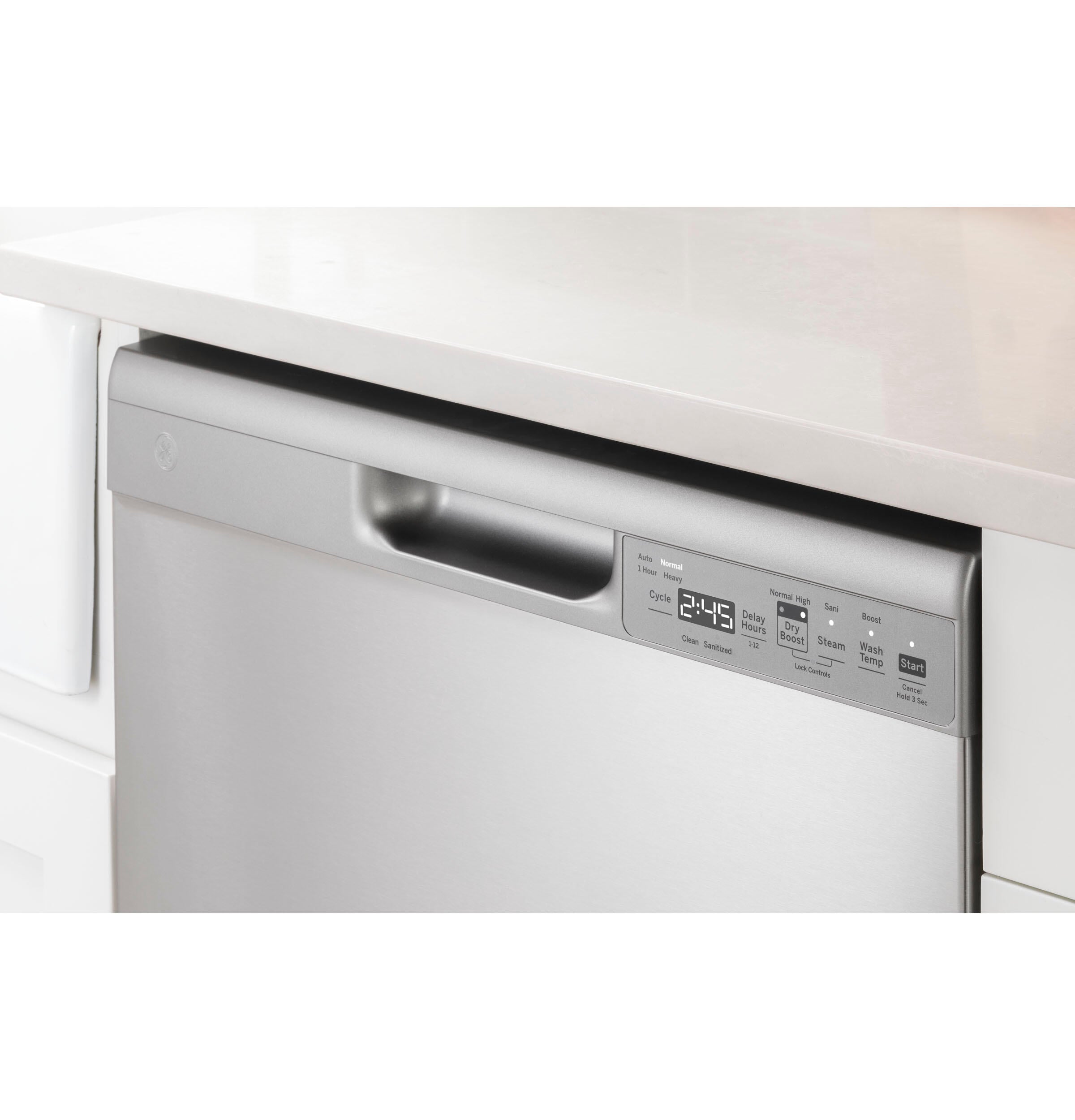 Ge Appliances GDF550PSRSS Ge® Front Control With Plastic Interior Dishwasher With Sanitize Cycle & Dry Boost